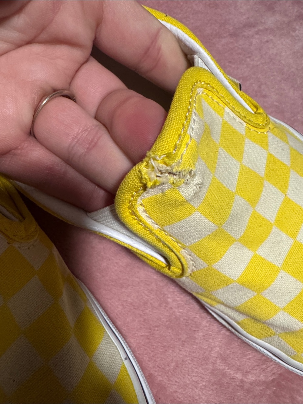 Yellow checkered vans - Picture 6 of 6